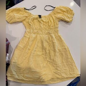 Forever 21 Lemon Yellow Dress